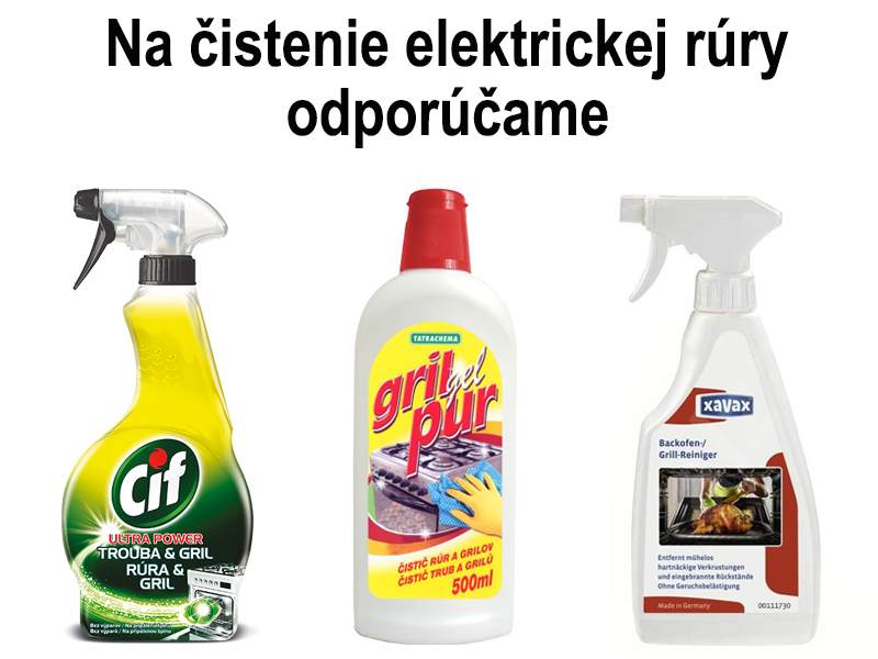 Tisztítószerek elektromos sütőre 