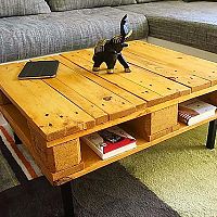 Hogyan csináljunk étkező- vagy dohányzóasztalt raklapokból?