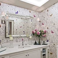 Tapéta a fürdőszobába? Öntapadós vagy 3D akármilyen felületre.