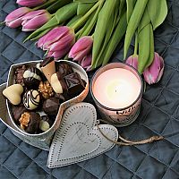 Valentin-napi otthon díszítés