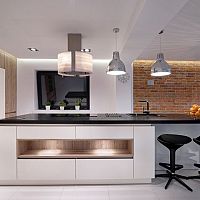 Fehér konyhaszekrények nem csak magasfényű kivitelezésben