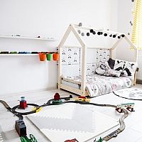 Házikó ágy a rózsaszín álmokért